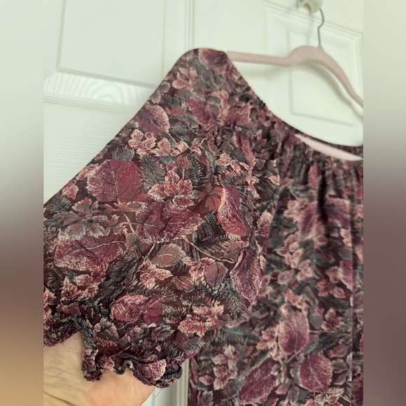 VTG C’est Moi women’s maxi rayon dress floral print Medium made in France - Picture 3 of 10